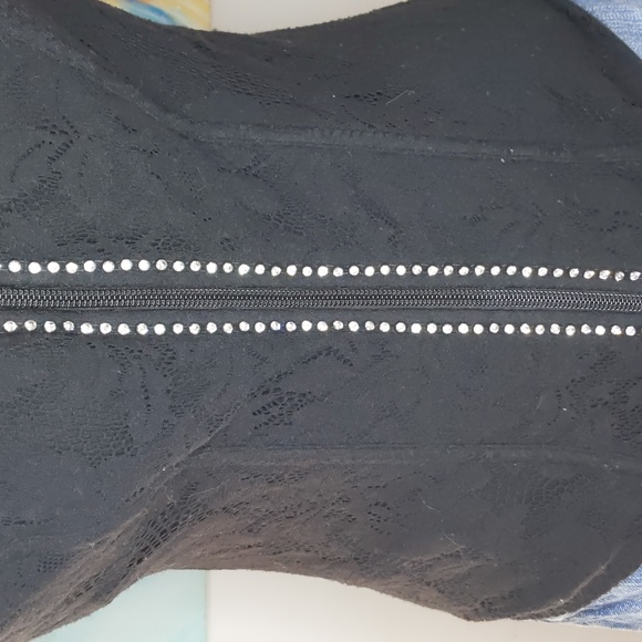 Cacique Jeweled Corset Top - Picture 3 of 5